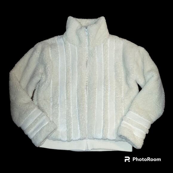 Athleta Jackets & Blazers - Athleta Women's Sherpa Bomber Coat Jacket - Willow Fleece, Size M